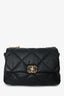 Pre-Loved Chanel™ Black Leather Chanel 19 Large Flap Bag