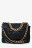 Pre-Loved Chanel™ Black Leather Chanel 19 Large Flap Bag