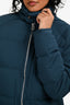 Hermès Sellier Blue Reversible Light Down Jacket Size S