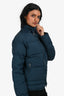 Hermès Sellier Blue Reversible Light Down Jacket Size S