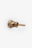 Chloé Gold Tone Ring Link Ear Pendants