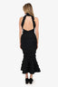 Elliatt Black Ruffled Maxi Dress Size XXS