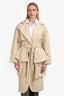Jacquemus Beige Cotton 'Le Manteau Bagli' Coat Size 36