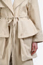 Jacquemus Beige Cotton 'Le Manteau Bagli' Coat Size 36