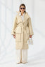 Jacquemus Beige Cotton 'Le Manteau Bagli' Coat Size 36