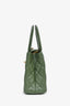 Pre-Loved Chanel™ Green Lambskin Mini Kelly Shopper Tote