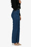 Acne Studios Blue Denim High Rise Wide Leg Jeans Size 26