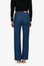 Acne Studios Blue Denim High Rise Wide Leg Jeans Size 26