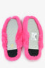 Balenciaga Pink Faux Fur Teddy Mules Size 40 Mens
