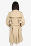 Burberry Brown 'Kensington' Midi Trench Coat Size 14 With Belt