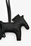 Hermès 2020 So Black Leather Rodeo PM Bag Charm