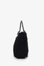 Fendi Black Canvas FF Top Handle Bag