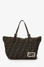 Fendi Brown FF Zucca Canvas Mini Tote