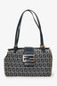 Fendi Navy/Grey FF Zucca Canvas Bento Box Bag