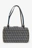 Fendi Navy/Grey FF Zucca Canvas Bento Box Bag