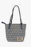 Fendi Navy/Grey FF Zucca Canvas Mini Bucket Bag