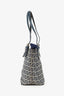 Fendi Navy/Grey FF Zucca Canvas Mini Bucket Bag