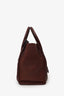 Celine Burgundy Smooth Calfskin Mini Luggage Tote