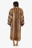 Vintage Tanuki Raccoon Fur Coat Jacket Women Size 6