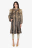 Vintage Grey American Fox Fur Coat Jacket Women Size 4/6