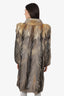 Vintage Grey American Fox Fur Coat Jacket Women Size 4/6