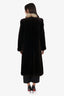 Vintage Brown Sheared Beaver Fox Fur Coat Size 2
