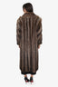 Vintage Canadian Raccoon Fur Coat Jacket Women Size 6