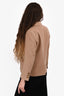Nili Lotan Brown Camel Hair/Wool Double Breasted Blazer Size 4