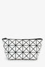 Bao Bao Issey Miyake White Geometric Pouch