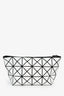 Bao Bao Issey Miyake White Geometric Pouch
