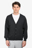 Valentino Studio Grey Wool Long Sleeve Button Down Cardigan Est. Size M
