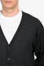 Valentino Studio Grey Wool Long Sleeve Button Down Cardigan Est. Size M