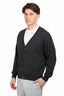 Valentino Studio Grey Wool Long Sleeve Button Down Cardigan Est. Size M