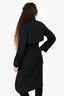Yves Saint Laurent Black Nylon Trench Size 40