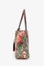 Gucci Brown GG Supreme Monogram Blooms Small Reversible Tote Bag