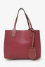 Gucci Brown GG Supreme Monogram Blooms Small Reversible Tote Bag