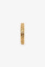 Versace Gold Tone Logo Band Grace Ring