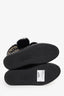 Max Mara Black/White Animal Print Pony Hair Pom Pom Winter Boots Size 37
