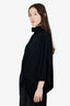 Ann Demeulemeester Black Sleeve Detail Button Down Top Size 36