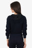 Gucci Navy/Black Velvet Trimmed Zip-Up Jacket Size XS