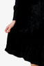 Blugirl by Blumarine Black Velvet Sequin Trimmed Midi Skirt Estimated Size S