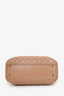 Pre-Loved Chanel™ 2015-16 Beige Caviar Leather Quilted City Large Shopping Tote