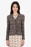 Pre-Loved Chanel™ 1994 Brown Wool/Mohair Tweed CC Jacket Estimated Size S