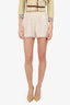 Gucci Cream GG Crochet Shorts Size 36