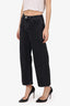 Balenciaga Black Denim Wide Leg Jeans Size 34