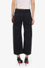 Balenciaga Black Denim Wide Leg Jeans Size 34