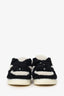 Pre-Loved Chanel™ Black/White Shearling Low Top Sneakers Size 37