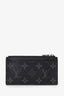 Louis Vuitton Black Reverse Monogram Eclipse Canvas Coin Card Holder