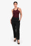 Saint Laurent 2019 Black Wool Pants Size 44