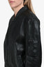 Lanvin Black Water Snake Bomber Jacket Size 48